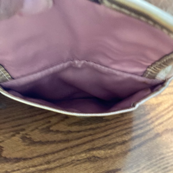 Coach Satchel Shoulder Handbag in Poppy Madras Print, Pre-Owned, 13”X 9” - Picture 11 of 12